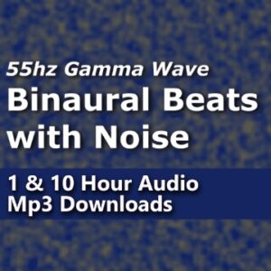 Binaural Beats 55 Hz Gamma Wave Pattern with Noise