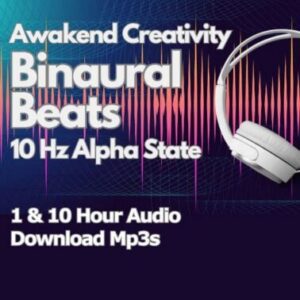 Awakened Creativity Binaural Beats 10 Hz Alpha State with Noise 1 and 10 Hour Audio Downloads MP3