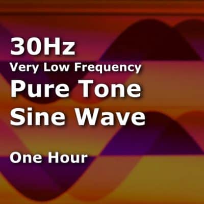 Sine Wave 30Hz 1 Hour