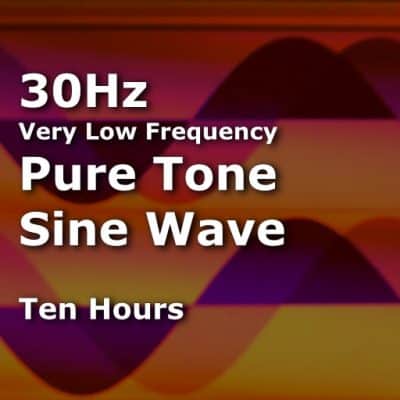Sine Wave 30Hz TenHours