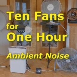 10 Fans 1 Hour Ambient Noise