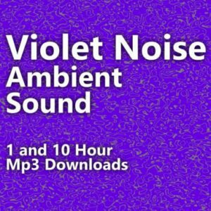 A graphic for Violet Noise Ambient Sound, with the title on a textured purple background.