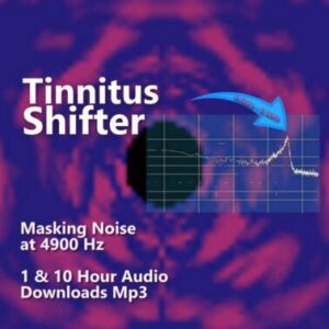 Tinnitus Shifter Masking Noise at 4900 Hz 1 and 10 Hour Audio Downloads MP3 for Tinnitus Ear Fatigue Relief