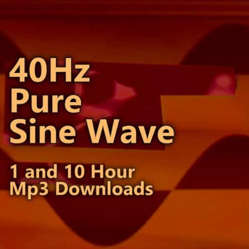 40Hz Pure Tone Sine Wave