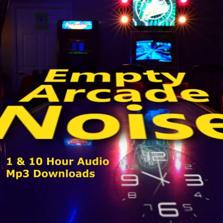 Empty Arcade Noise Sounds 1 and 10 Hour Audio Downloads MP3 for Nostalgia and Background Noise
