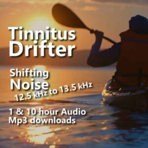 Tinnitus Drifter Shifting Noise 12.5 kHz to 13.5 kHz 1 and 10 Hour Audio Downloads MP3 for High Frequency Tinnitus Masking