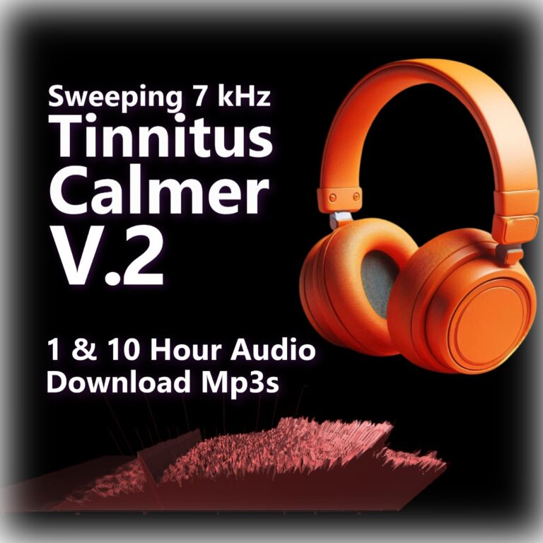 A graphic for "Tinnitus Calmer V2,