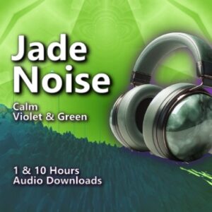 Jade Noise custom green violet noise blend audio download for study ADHD and tinnitus masking