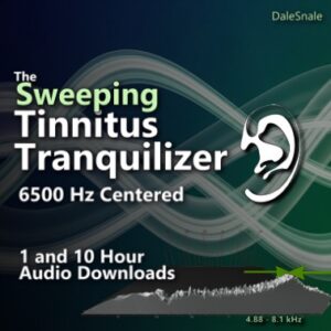 Sweeping Tinnitus Tranquilizer 6500 Hz dynamic noise masking audio download