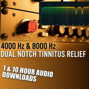 Dual notch tinnitus relief 4kHz 8kHz pure Neve analog transformer noise audio download