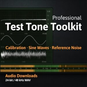 professional audio test tone toolkit 31 band eq calibration tones reference noise studio analysis wav download