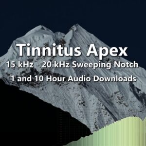 Ultra High Frequency Sweeping Notch Noise | Tinnitus Apex 15 kHz to 20 kHz | Hour Audio Downloads